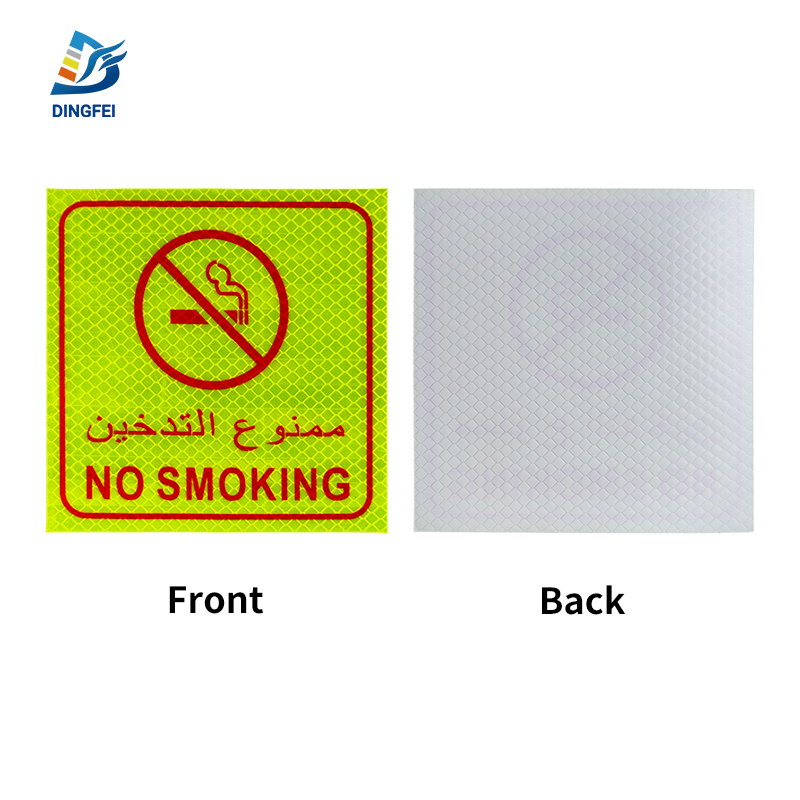 Reflective Fire Extinguisher Warning Sticker - 